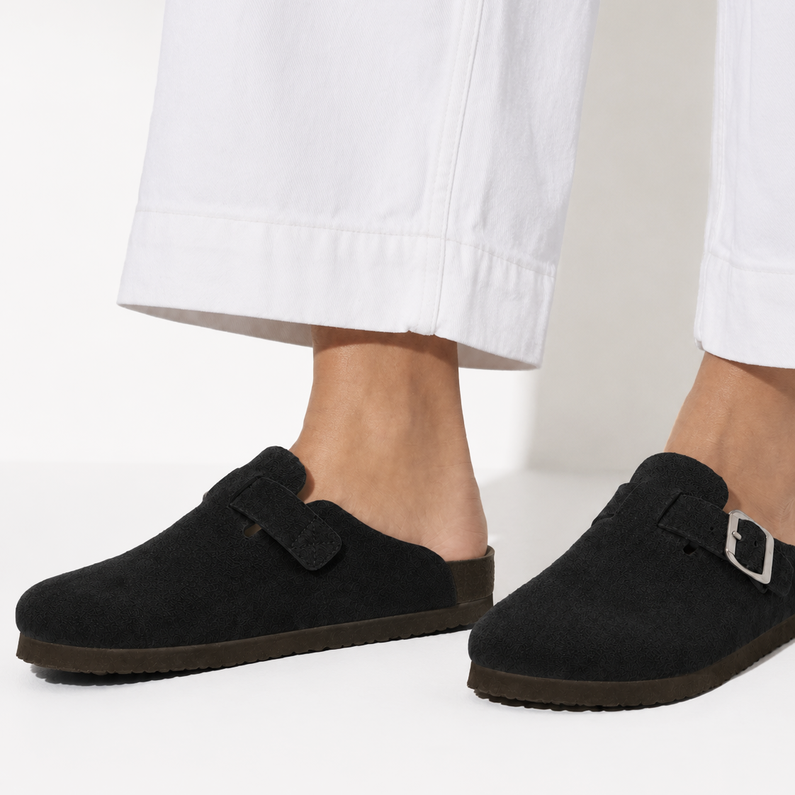 Robyn Suede Comfort Clogs