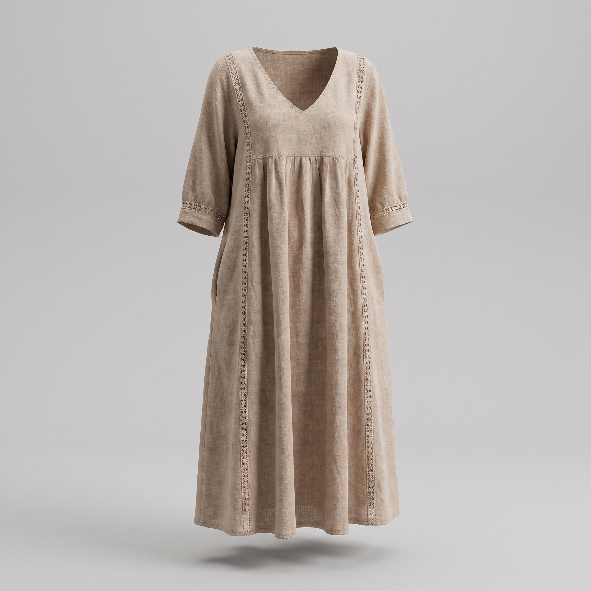 DAISY LACE TRIM DRESS