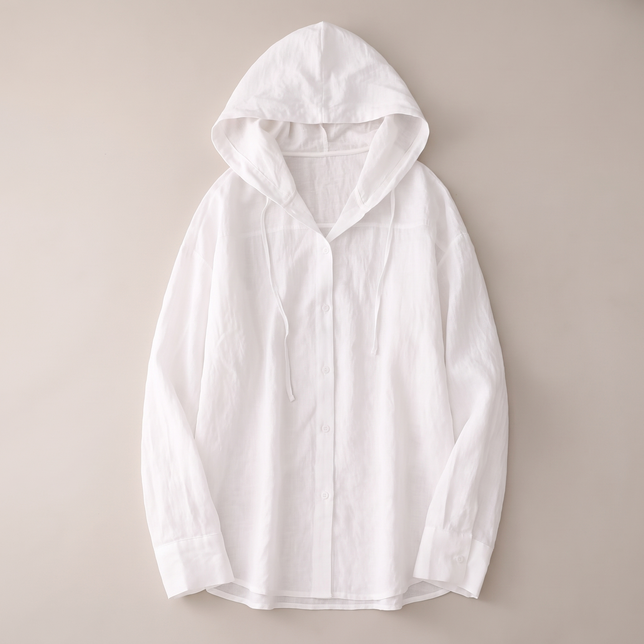 VICTORIA LINEN HOODIE