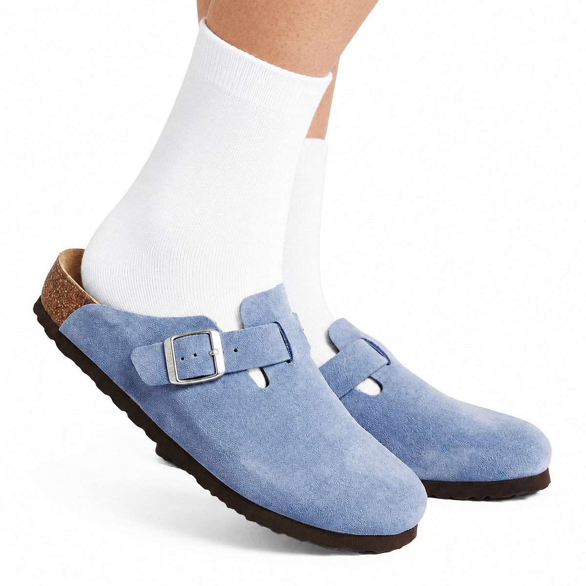 Robyn Suede Comfort Clogs