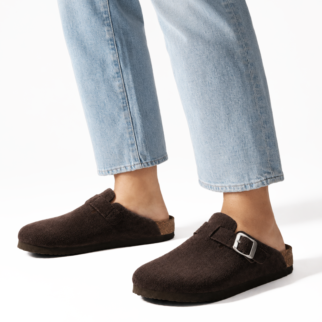 Robyn Suede Comfort Clogs