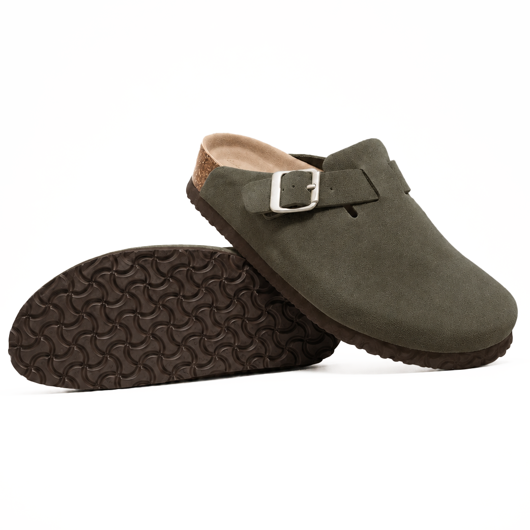 Robyn Suede Comfort Clogs