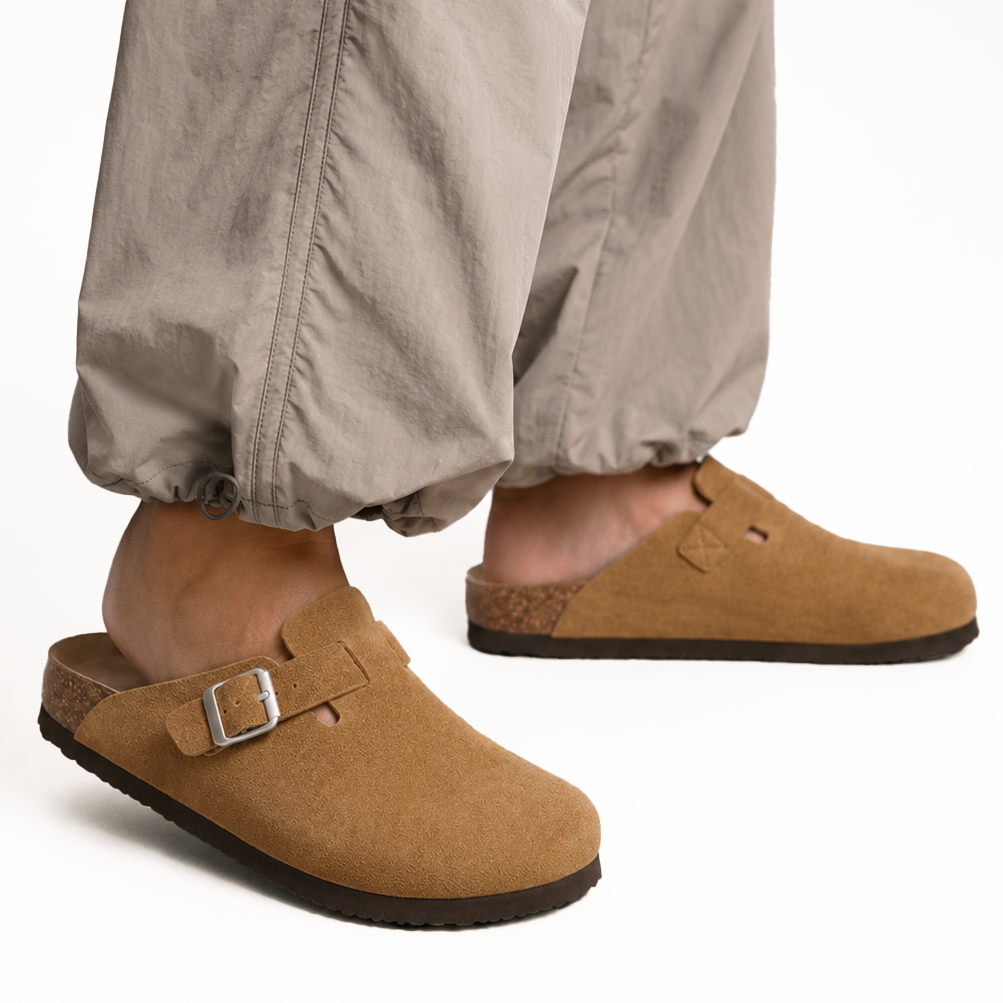 Robyn Suede Comfort Clogs