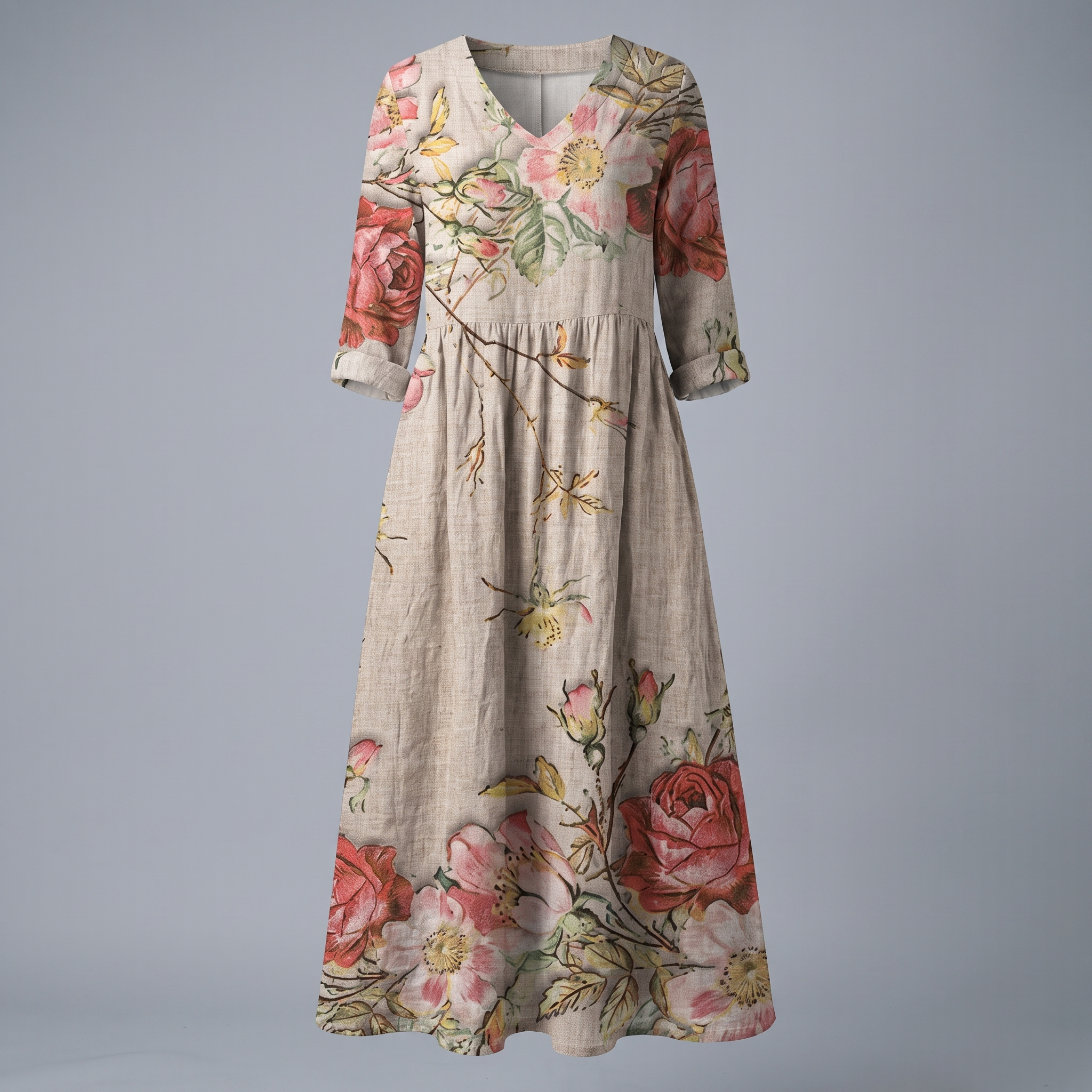 ALINA BLOSSOM MIDI DRESS