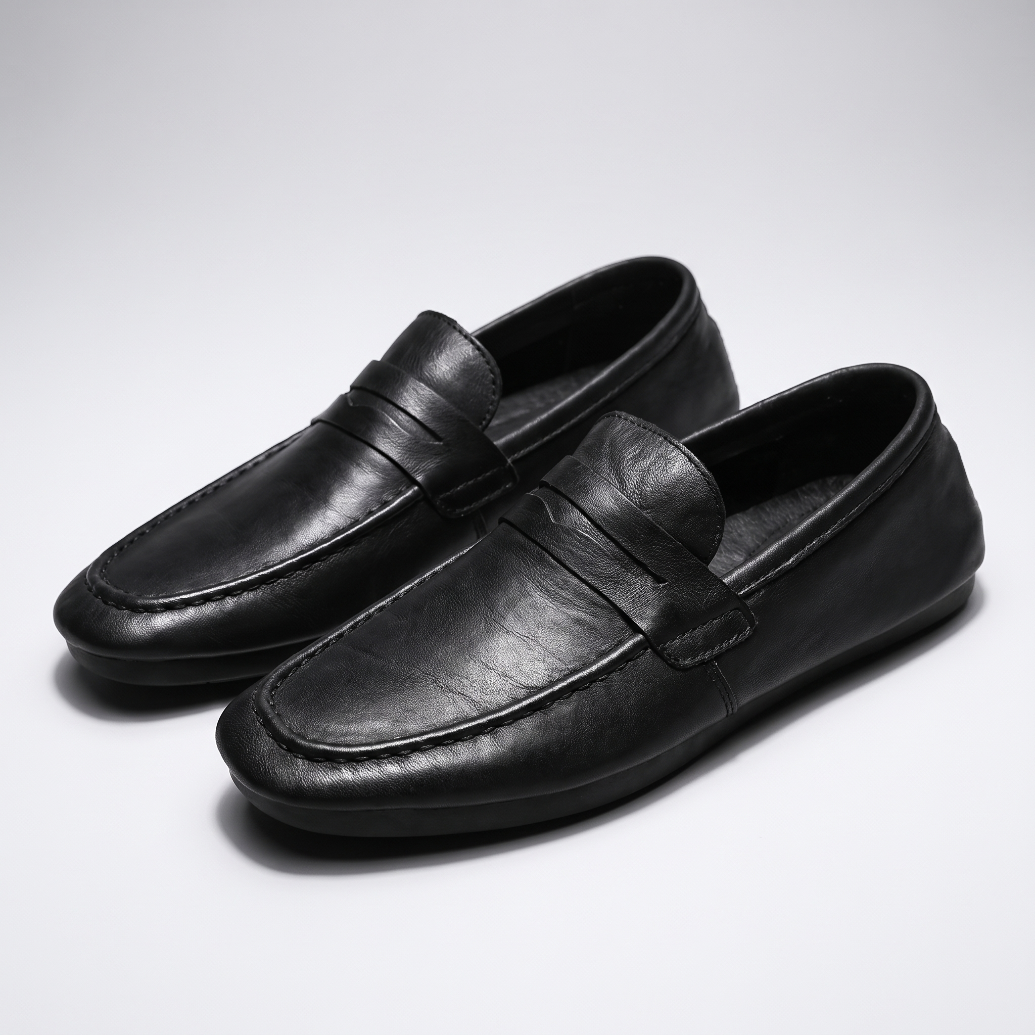 HARRINGTON PENNY LEATHER LOAFERS