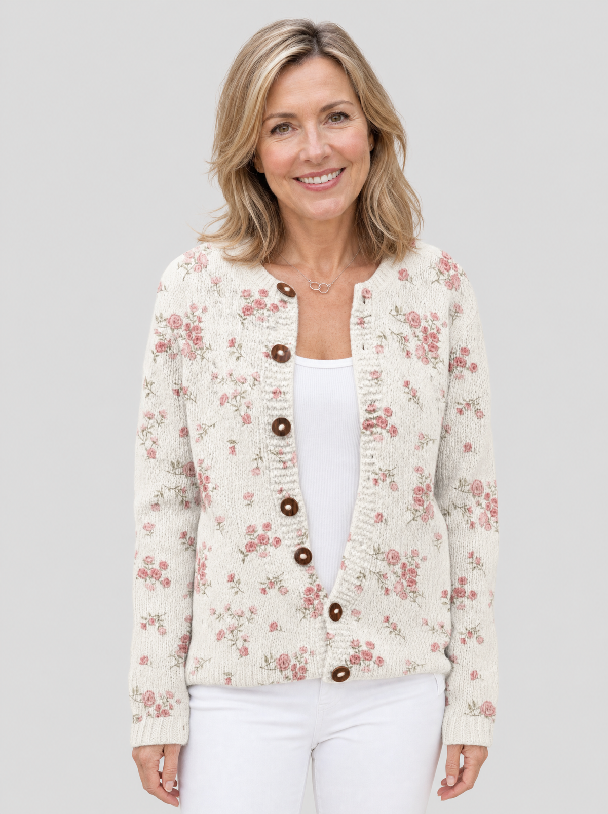 Sandra | Vintage Floral Cardigan