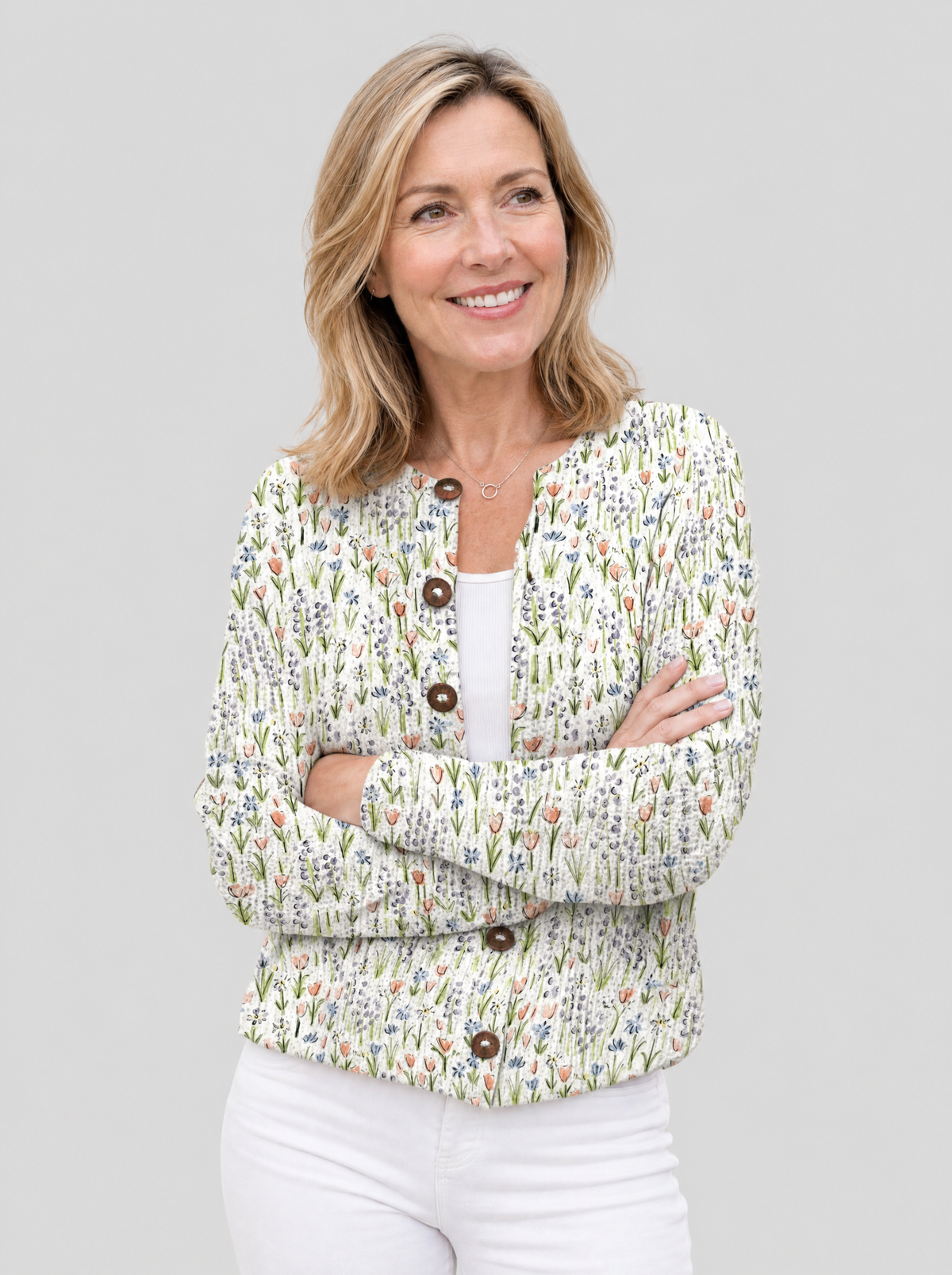 Yvonne | Vintage Floral Cardigan