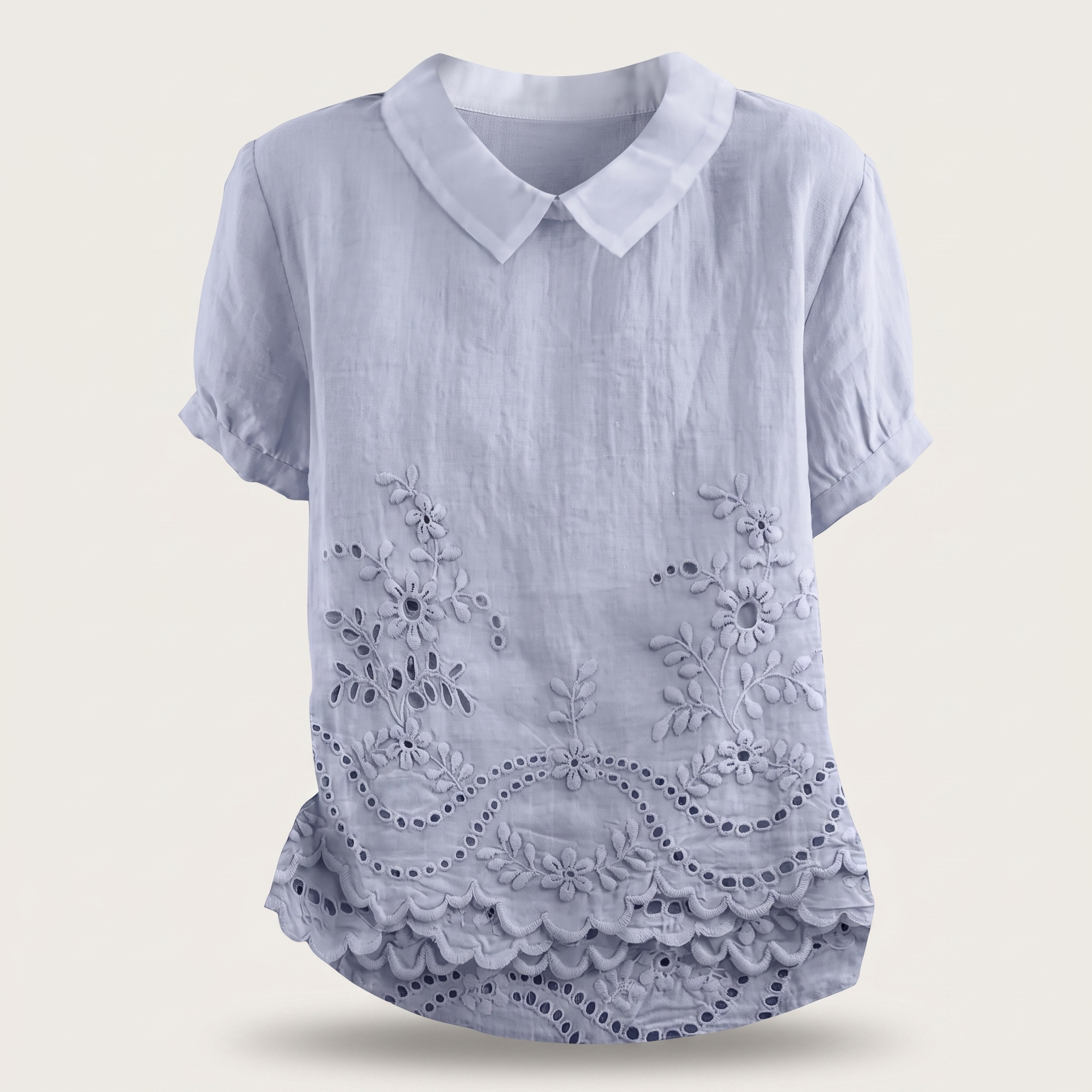 LILY BLOOM EMBROIDERED TOP