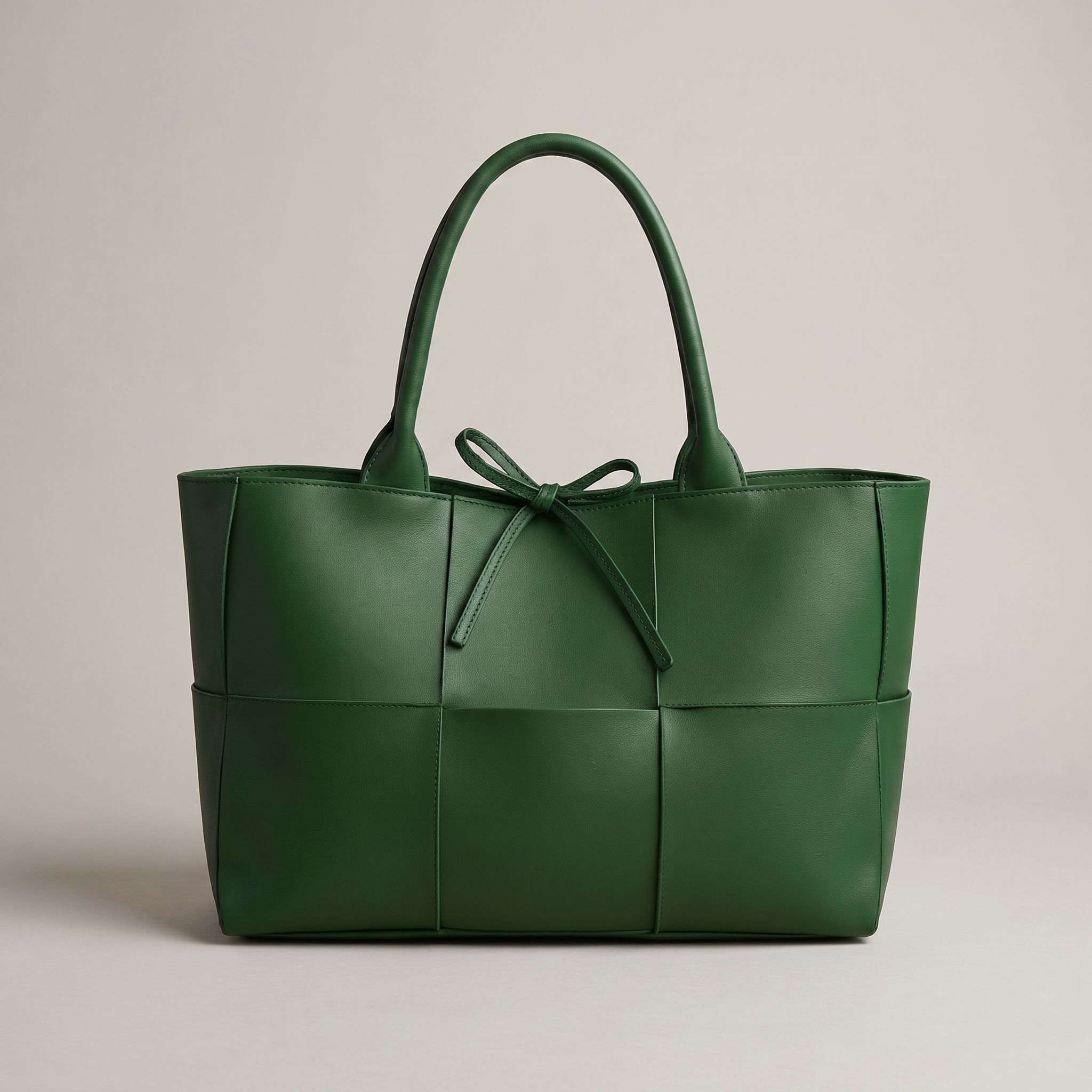 SOPHISTICATED LEATHER TOTE